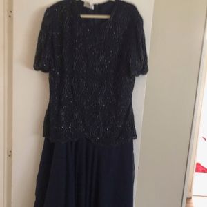 Formal Navy Blue Dress